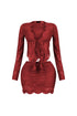 Elarose Lace Top & Skirt SET
